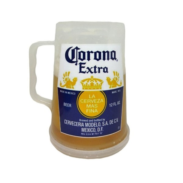 Chopp Beverage Chiller for Beer and Fernet Vaso Refrigerante - Corona Beer Design, 400 ml / 13.5 oz capacity