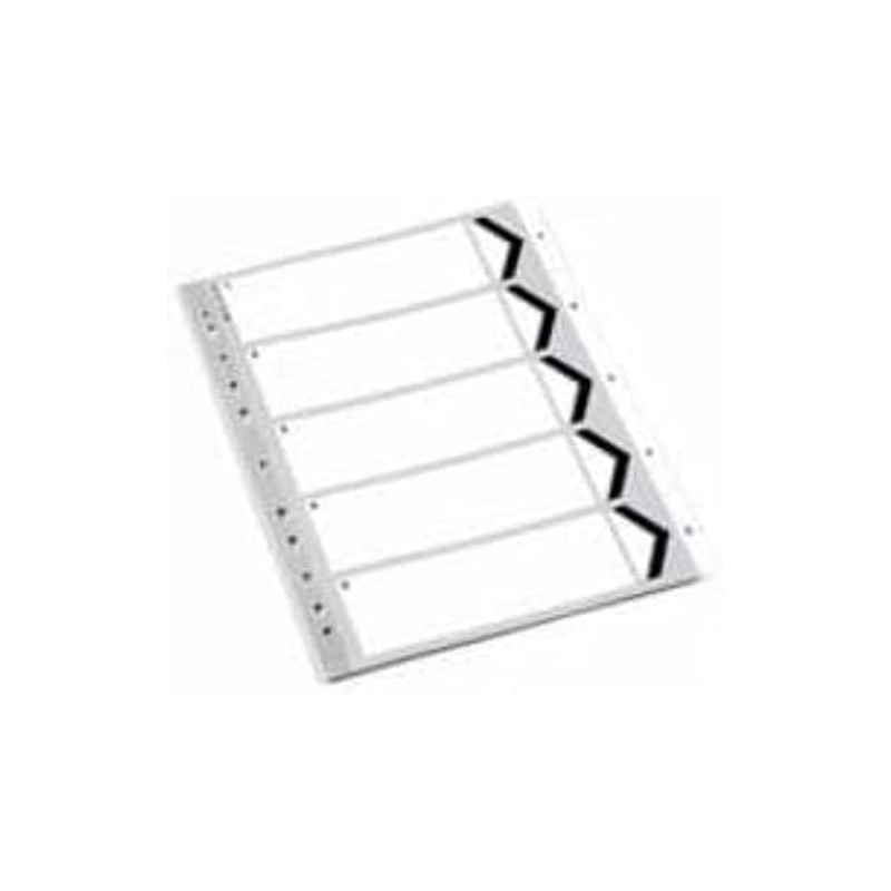 Whitebox WX01352 A4 Polypropylene Index - White