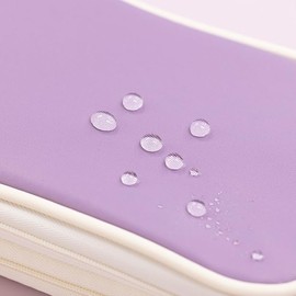 Pencil Case for School Supplies, Large Pencil Pouch with Zipper, Cute Pencil Bag for Office Supplies Makeup Bag, Desk Organizer for College Adults Women Men (Dark Blue)