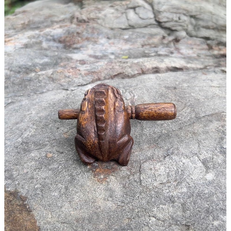 Classic Handmade Percussion Instruments Wooden Frog 2.3-2.5 Inch Wooden Frog
