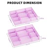 Marbrasse 2 Pack Desk Drawer Organizer, Mesh Drawer Organizer Tray
