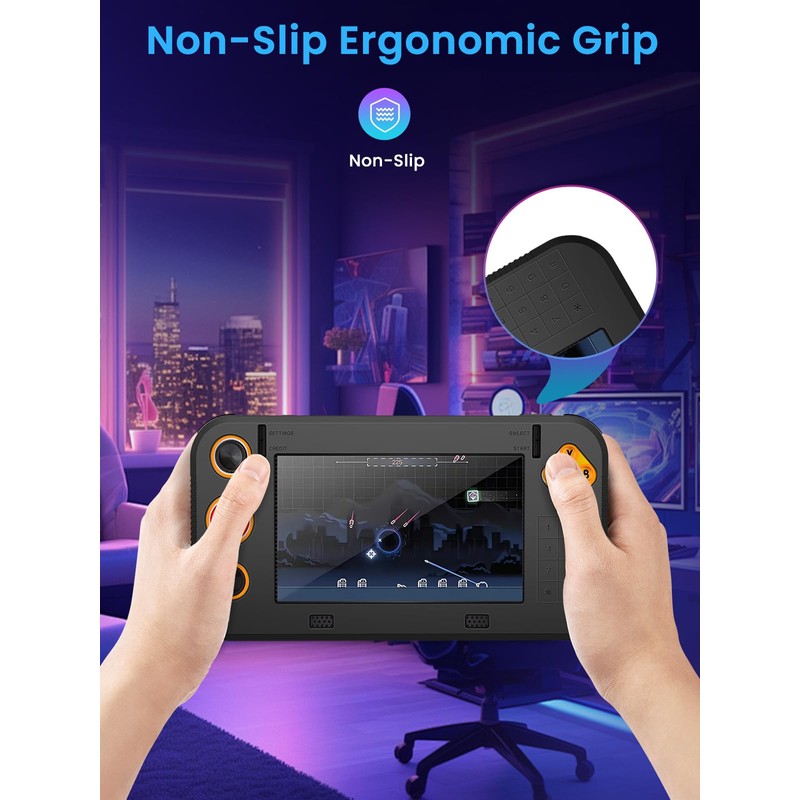 for My Arcade Atari Gamestation Go Silicone Grip Case With