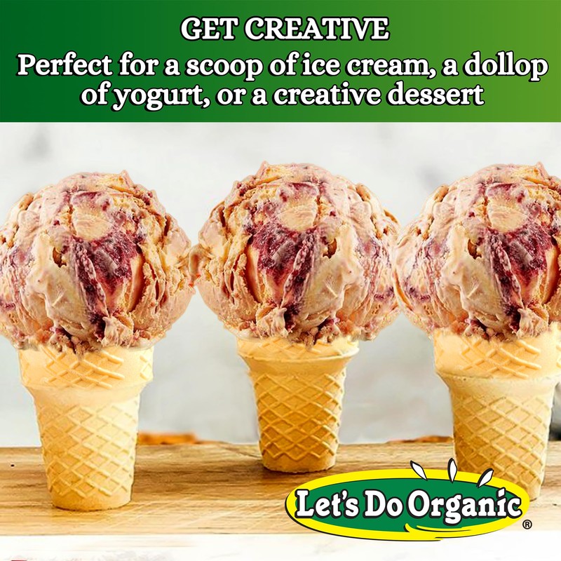 Lets Do Organic Ice Cream Cones - Sugar Cones for