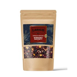 Larico Premium Tea Natural Loose Fruit Tea Cherry Delight 50 g / Fruit Mix High-Quality Loose Tea / Natural Loose Tea / Mix of Cherry Fruits, Pineapple and Hibiscus Blossoms