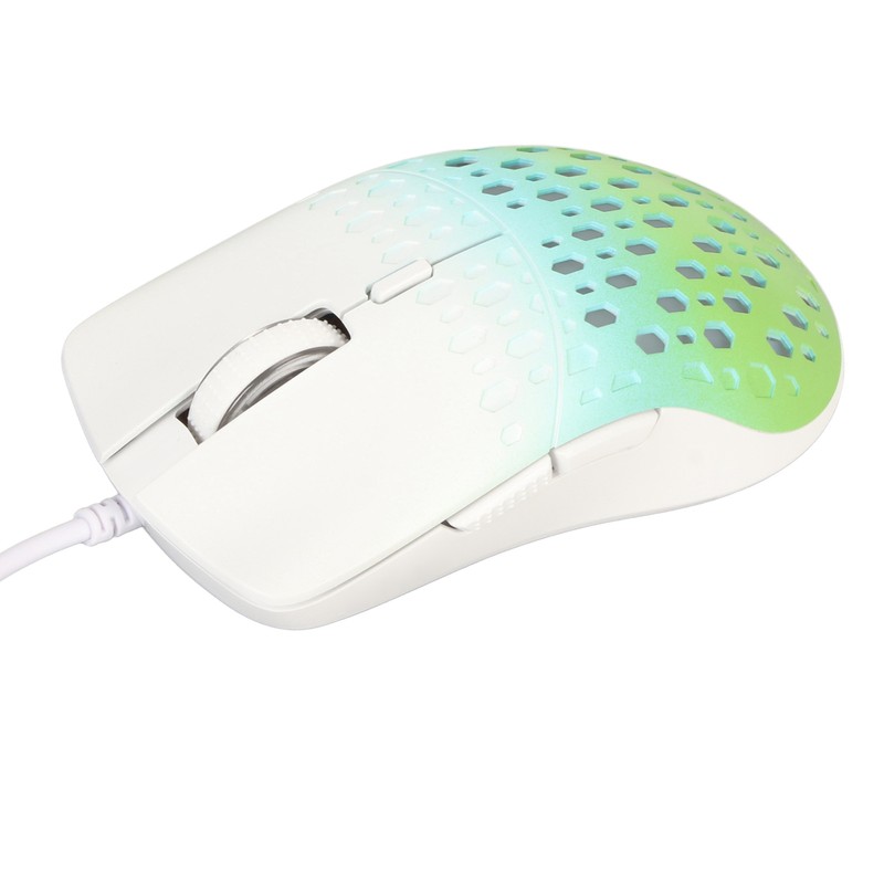 Wired Gaming Mouse with 7 RGB 3600DPI Lightweight Ergonomics Breathable