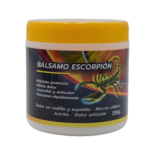 Bálsamo Escorpión Pomada Dolor Muscular Y Articular 250g