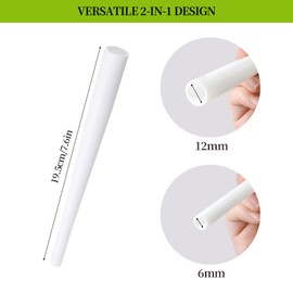 2 in 1 Safety Eye Tool, 6/12mm Crochet Doll Eyes and Washer Insert Tool for Stuffed Animal Doll Eye Making Supplies DIY Crafts 2 Size