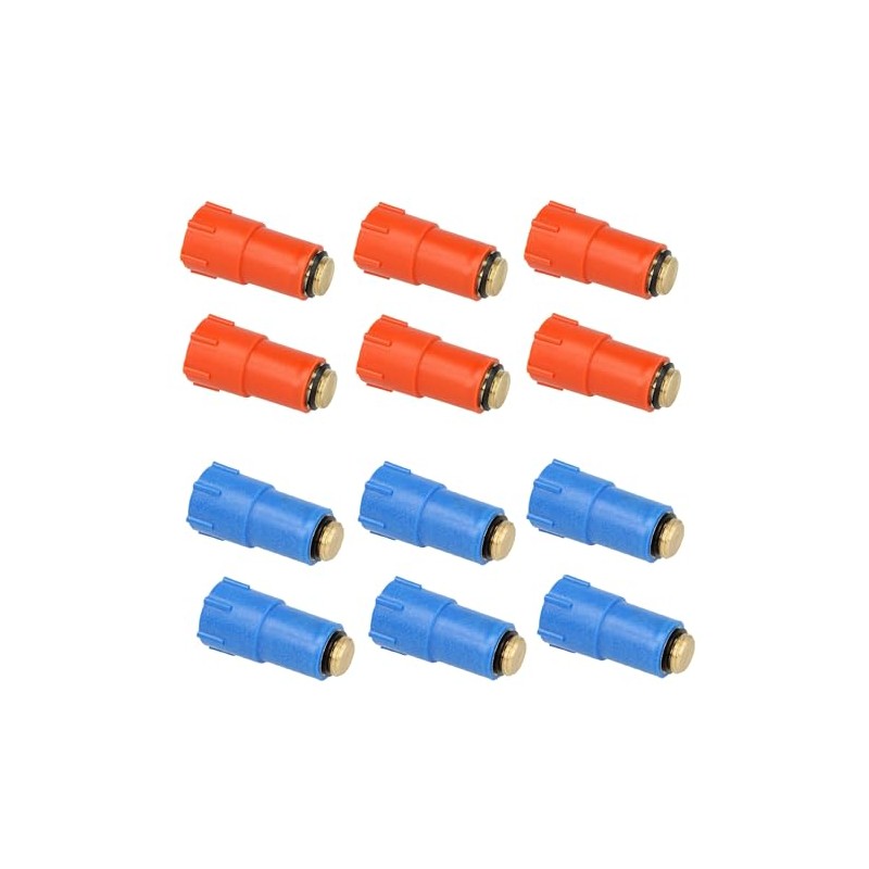 Construction Plug Set 1/2 Inch with Brass Thread and Zero