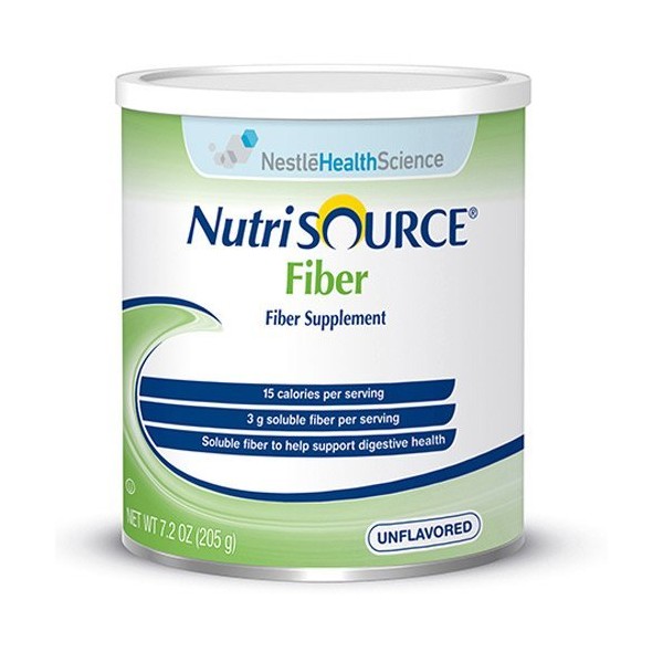 NutriSOURCE Fiber Supplement - 7.2 oz Canisters (powder) - Case of 4 - NES97551SND282100