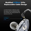 Hmusic IEM - Auriculares estéreo de alta fidelidad con cable,