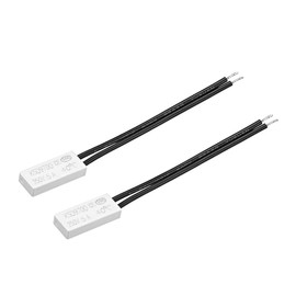 sourcing map Normally Close Temperature Switch, 40℃ N.C 5A Thermal Switch Thermostat Temperature Control Switch 2pcs