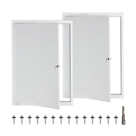 Silrubsups Access Door 16x24 Drywall Access Panel 2Pack Thickened 1mm for Drywall, Attic Door, Ceiling with Key (16X24 inch, Traditional, 2, AD16241MM-2P)