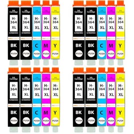 Amaprint 20 XL Cartridges Compatible with HP 364 XL DeskJet 3070a 3520 3521 3522 3524 OfficeJet 4610 4620 4622 PhotoSmart 5510 5514 5515 5520 5522 5524 6510 6520 6525 B109a B110a B209a and more