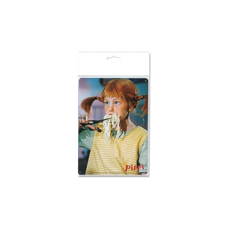 Logoshirt® Pippi Langstrumpf I Spaghetti I Tin Sign Retro I