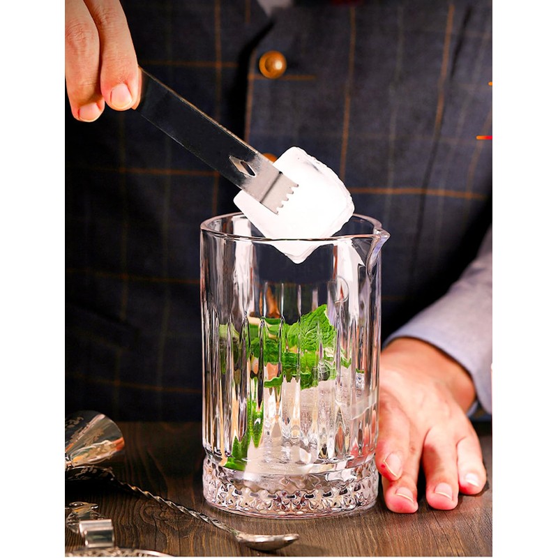 Professional Thick Bottom Seamless Cocktail Mixing Glass 24.7 fl oz