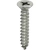 #2 x 1/2" Flat Head Sheet Metal Screws, Phillips Drive,