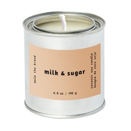 Mala Scented Candles - Milk & Sugar Foodie/Gourmand Candles - Cinnamon and Vanilla Scented Candle - Vegan Soy Candles - Hand Poured Aromatherapy Candle with 45 Hour Burn - 6.8 oz