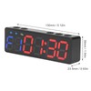 Gym Timer Portable Workout Interval Timer Fitness Clock Large Digital
