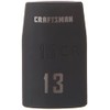 CRAFTSMAN Shallow Impact Socket, Metric, 1/2-Inch Drive, 13mm (CMMT15861)