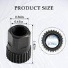 EVRBUL Bicycle Wheel Hub Tool,Bike Rear Hub Lock Ring Nut