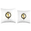 Broun Coat of Arms - Family Crest Throw Pillow