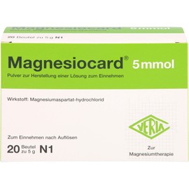 MAGNESIOCARD 5 mmol powder, pack of 20 powder
