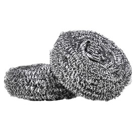 Ciieeo 6pcs Stainless Steel Spiral Scrubbers Kitchen Cleaning for Dishes Pots Pans Non-Scratch Design for Effortless Cleaning and Grime Removal