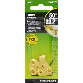 Hillman 122272 Classic Picture Hanger 50lb 2 Pack