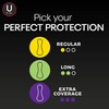 U by Kotex Security Lightdays Panty Liners, Light Absorbency, Long,