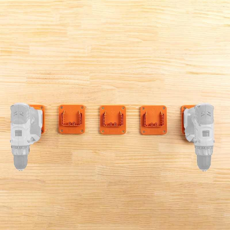 Crtbelfy Tool Holder Mount Compatible for Ridgid 18V Drill Tool