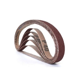 Starcke Premium 1/2 Inch X 24 Inch Aluminum Oxide Cloth Sanding Air File Belts | for Metal, Car Restoration, Wood, Composites, and Paint (24 Pack,180 Grit)