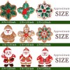 Paquete de 9 adornos de Navidad de copo de nieve