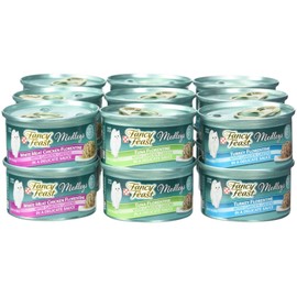 Fancy Feast Purina Medleys Cat Food Variety Pack - Florentine Collection - 3 Oz, 18 Case