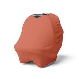 Natemia Baby 4 in 1 Car Seat Cover - Stretchy & Soft Car Seat Canopy, Nursing Cover, Shopping Cart Cover, High Chair Cover