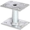 Screw-On Post Anchor Hot-Dip Galvanised 70 x 90 mm