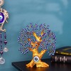 8'' Turkish Blue Evil Eye Tree Golden Feng Shui Decor