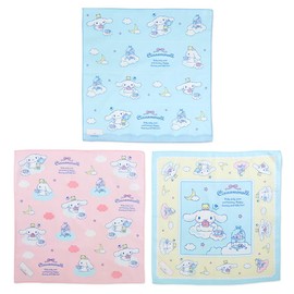 Sanrio 074047 Cinnamoroll Lunch Cloth, Set of 3