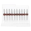 HARFINGTON 10pcs PCB Drill Bit Set 1/8" Shank 1.6mm Tungsten