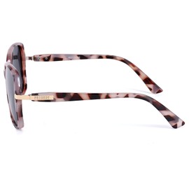 FEISEDY Vintage Square Polarized Sunglasses Trendy Cateye Ladies Oval Elegant Sun Glasses for Women Men B2760