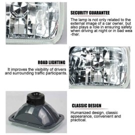 Unbranded LED Headlight Hi/Lo Sealed Beam 7x6" For Nissan Pickup Hardbody 1995- 1996 1997