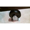 Shepherd Hardware 9659 4-Inch Rigid Plate Caster, Rubber Wheel, FREE