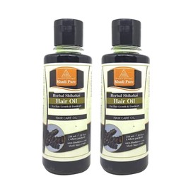 Khadi Pure Herbal Shikakai Hair Oil, 210 ml (Pack of 2)