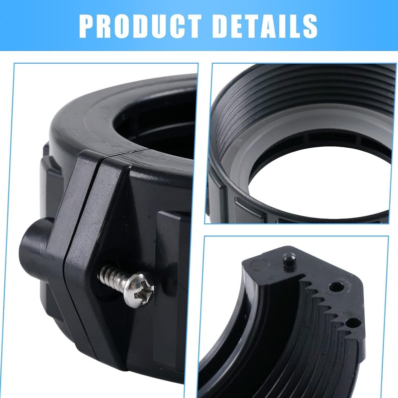 2" Spa Hot Tub Heater Split Nut Unions with Screws