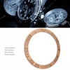 Watch Bezel Insert 38mm Ceramic Embossed Digit Watch Bezel Ring