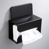 Wall Mount Tissue Box Holder, Black Tissue Box Holder Stand