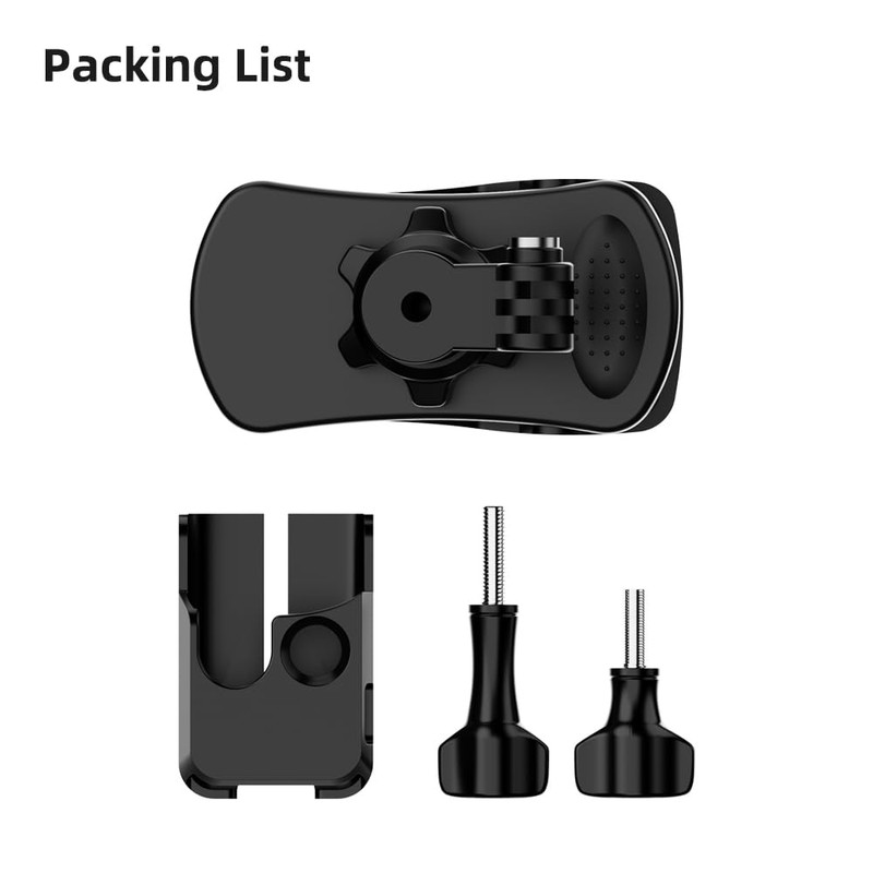 Osmo Pocket 3 Backpack Quick Clip Mount, 360 Degree Rotating