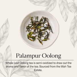 Dona single origin, premium blended teas conveniently packaged in plant-based sachets, canister of 12 sachets/teabags (Oolong)