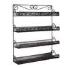 AMT 4 Tier Nail Rack, Pack Metal Wall Mount Organizer,Young