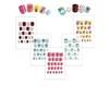 MayQueen 120 PCS 5 Pack Children Acrylic Press On Pre-Glued