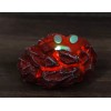 Red Magma Lava Rock LED Light Base Display Stand For